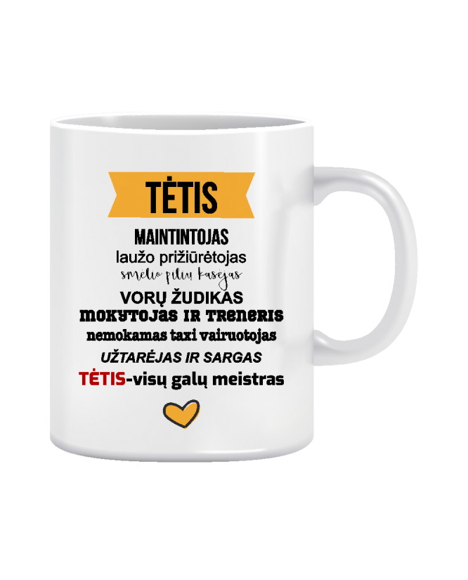 puodelis  tėtis visų galų meistars